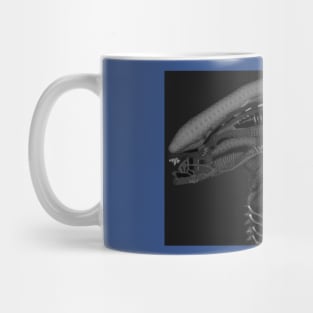 Spirograph Alien film character collage Mug